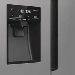 Холодильник Gorenje SBS, 179х70х92см, 2 двері, 376(190)л, А++, NF+, Інв., Зона св-ті, диспенсер, генератор льоду, Зовн. Диспл, нерж - мініатюра 9