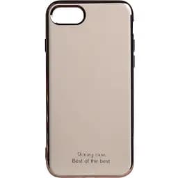 Чохол-накладка Toto Electroplate TPU 2 mm Case Apple iPhone 7/8/SE 2020 Gold