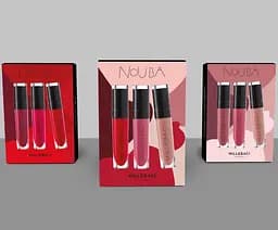 Набір стійких помад Nouba Millebaci №1 Red Set, 3 шт. - мініатюра 3