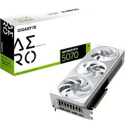 Відеокарта GeForce RTX 5070, Gigabyte, AERO OC, 12Gb GDDR7, 192-bit, HDMI/3xDP, 2625/28000 MHz, 16-pin (GV-N5070AERO OC-12GD)