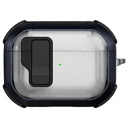 Футляр протиударний Locking Button для навушників Airpods Pro 3 Blue