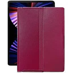 Чохол StatusCASE з екошкіри для планшету Apple iPad Pro 5 12,9 2021, 2022 Бордовий