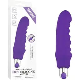 Вібратор Lovetoy Rechargeable IJOY Silicone Waver 16.5 см фіолетовий