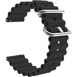 Универсальный ремешок для смарт-часов Ocean Band 22mm Black [84195]