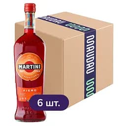 Упаковка вермуту Martini Fiero 14.9% 4.5 л (0.75 л х 6 шт.)