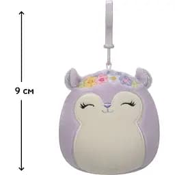 М'яка іграшка Squishmallows Білка Сідні на кліпсі 9 см (SQCP00180) - мініатюра 2