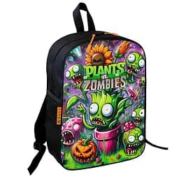 Рюкзак школьный детский Растения против Зомби «Plants vs Zombies» 36х27 см для мальчика (01084)