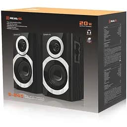 Комп'ютерні колонки 2.0 REAL-EL RS245 20 Вт Black - мініатюра 9