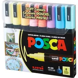 Набор маркеров Uni Posca 0.9-1.3 мм 8 шт. (PC-3M 8C)