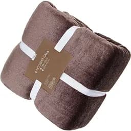 Плед флісовий Home Line Темний шоколад 195х220 см (183201)