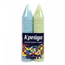 Мел "Карандаш большой" Strateg 50125, 2 штуки