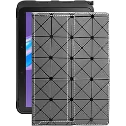 Чехол StatusCASE из экокожи для планшета Samsung Galaxy Tab Active Pro 2019 Серый ромб