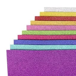 Набір кольорового фоамірану з глітером Bambi 17HA4-MIX 1,7-0,1 мм 10 аркушів