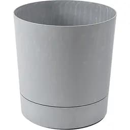 Вазон Lamela Aura с подставкой серый бетон 20 x 21 см (9701247)