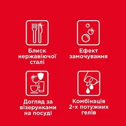 Гель для миття посуду в посудомийній машині Somat Excellence Duo Gel Антижир, 900+900 мл - мініатюра 7