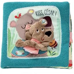 Развивающая мягкая книга Lilliputiens Цезарь, поцелуй! (86863)