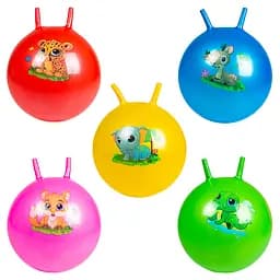 М’яч з рогами, BT-PB-0086, 450 г, 55 см, тварини (В асортименті) - мініатюра 2
