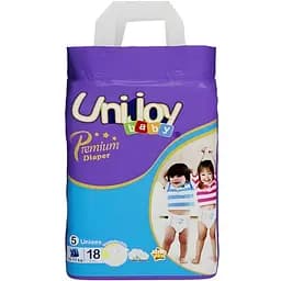 Подгузники Unijoy Premium XL 12-17 кг 18 шт.
