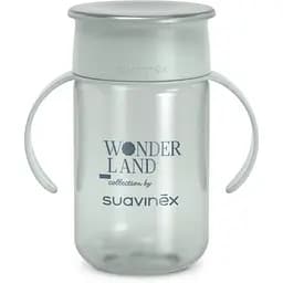 Пляшка-непроливайка Suavinex Wonderland 340 мл світло-зелена (402793)