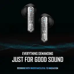 Ігрові бездротові TWS навушники Onikuma T-12 з RGB-підсвіткою, Bluetooth 5.3, Hi-Fi  - мініатюра 4