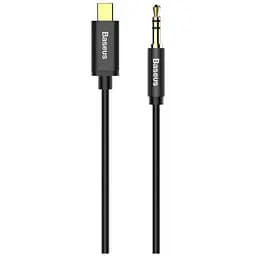Кабель Baseus Yiven Type-C male To 3.5 male Audio cable M01 Black