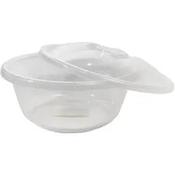 Миска Stars Plast круглая прозрачная с крышкой 2.7 л (94018/проз)