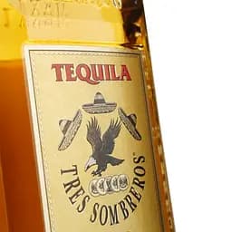 Текіла Tres Sombreros Gold, 38%, 0,5 л - мініатюра 3