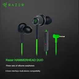 Ігрові навушники-вкладиші із двома драйверами Razer Hammerhead Duo - мініатюра 2