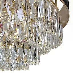 Красива кришталева люстра в спальню Art 88205/600BK - мініатюра 2