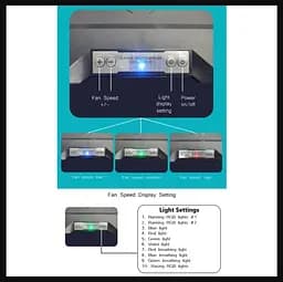 Охолоджувальна підставка для ноутбука 15-17.3 дюйми Ice Coorel A-3 2xUSB2.0 LCD speed controllers - мініатюра 4