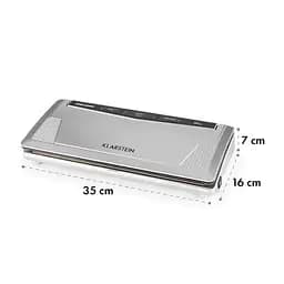 Тонкий вакуумний запаювач Klarstein FoodLocker 130 Вт (10030778) - мініатюра 4