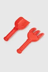 Набір для піску ТехноК Лопатка + грабельки 2865 Червоний (2000989808213)