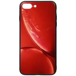 Чехол-накладка Toto Print Glass Space Case Apple iPhone 7 Plus/8 Plus Red