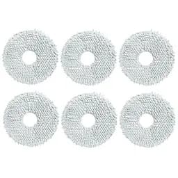 Мікрофіброві накладки (ганчірки) для робот-пилососа Roborock QR 798 White ( QVRRS52-00 / QVRRS02-00 ) 6 шт.