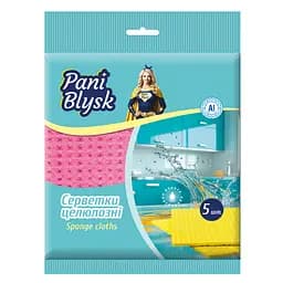 Серветки Pani Blysk целюлозні 5 шт