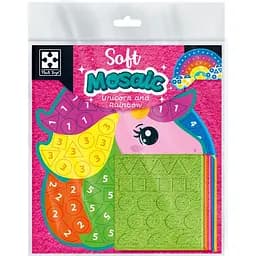 Набор для творчества Vladi Toys Единорог и Радуга с плюшевой мозаикой (VT4511-17)
