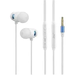 Навушники JTX-702 провідні з мікрофоном білі