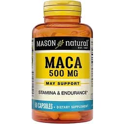 Натуральная добавка Mason Natural Maca 500 mg, 60 капсул