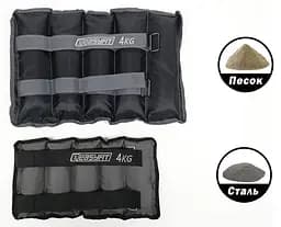 Обтяжувачі для ніг та рук з металом Metal 4 кг (пара) EasyFit fit0024818 - мініатюра 4