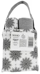 Набір рушників Soho 40x60см Snow Grey 2 шт pbe0050680 - мініатюра 4