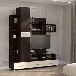 Стінка для вітальні Еверест Бриз венге/дуб молочний (EVR-2246)