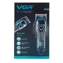 Машинка для стрижки акумуляторна VGR V-051 2500 mAh LED дисплей (4 насадки) - мініатюра 9