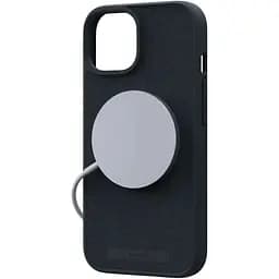 Чохол-накладка Njord Suede MagSafe Case Black для iPhone 15 Plus (NA52SU00) - мініатюра 3