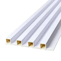 Декоративна стінова рейка Sticker Wall 160x23x3000мм (D) SW-00001533 Біла