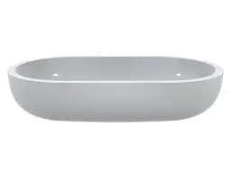 Умивальник Miraggio MARK 625 (0002687) Miramarble, Глянцевий, Накладний, Білий - мініатюра 3