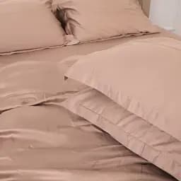 Наволочка MirSon Tencel №03 Creamy 70х70 см кремова (2200009369162) - мініатюра 3