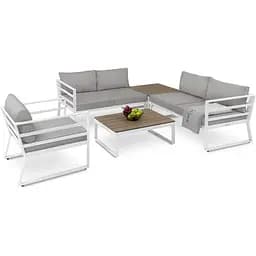 Набор садовой мебели Di Volio Avola - Белый / Серый