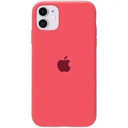 Чохол-накладка Toto Silicone Full Protection Case Apple iPhone 11 Peach Pink - мініатюра 3