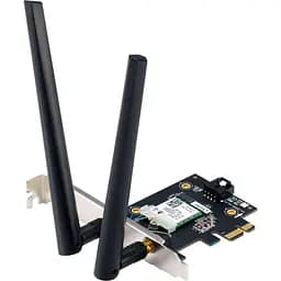 WiFi-адаптер ASUS WiFi PCE-BE6500 BE6500, PCI-Express x1, BT5.4 (90IG09G0-MO0B00)