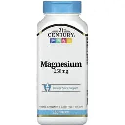 Магній 21st Century Magnesium 250 mg 250 таблеток